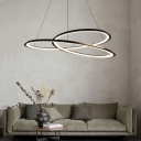 Modern Style Hanging Lights Minimalist Chandelier for Dining Room