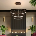 Modern Style Hanging Lights Warm Light Pendant Light Fixtures for Dining Room