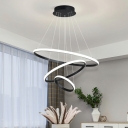 Contemporary Chandeliers Multi-layer Chandelier for Living Room Dining Room Restaurant