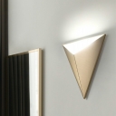 Geometric Shape Wall Sconce Light Post-Modern Metal Shade LED Wall Light for Hallway