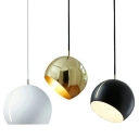 Modern Simplicity 1 Bulb Dome Aluminum Pendant Lamp Hanging Light for Dining Room