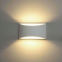 Wall Light Contracted 2 Lights Modern Aluminum Shade Wall Mount Light for Hallway, 5