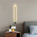 Silica Gel Shaped Metal Wall Lamp Simplicity LED Wall Lighting Fixture for Living Room
