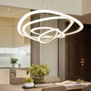 Modern Style Hanging Lights Warm Light Pendant Light Fixtures for Dining Room Bedroom