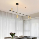 Modern Style Hanging Lights 4  Head Chandelier for Living Room Dinning Room