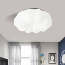 Cloud Shape Flush Crystal Ceiling Light 12