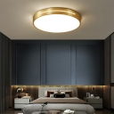 Modern Simple Geometry Led Flush Mount Light  for Entrance Bedroom and Kitchen