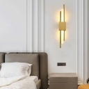 Simplicity Style Metal Indoor Wall Sconce Light LED Bedroom Wall Mount Light in Warm/White Light