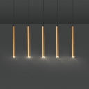 1 Light Suspension Lighting Acrylic Modern Hanging Lamp With Spot Beam