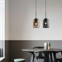 Nordic Style Minimalisma Hanging Light Modern and Simple Glass Pendant Light for Bedside Bar