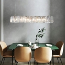 Modern Style Chandelier Lighting Fixtures Crystal Hanging Ceiling Light for Living Room Bedroom Dining Room