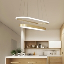 Modernist Multi-layer Hanging Lights Pendant Light Fixtures for Living Room