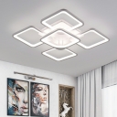 Creative Flush Mount Light Modern Minimalist Lines Style for Hall and Bedroom