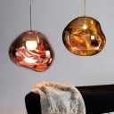 Continental Style Irregular Hanging Light Decorative Arcylic Lighting for Bedroom