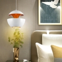 Industrial Style Bowl Shade Pendant Light Metal 1 Light Hanging Lamp for Bedroom