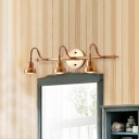1 Light Vintage Textured Gold Wall Sconce Swing Arm Sconces Wall Lighting