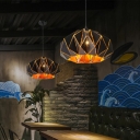 Design Style Chandelier 1 Head Industrial Ceiling Chandelier for Bedroom Dining Room Bar