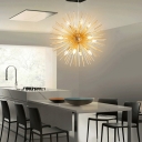 Modern Style Hanging Lights Metal Chandelier for Living Room Dining Room Bedroom