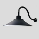 Industrial Task Wall Sconce Black Wrought Iron Wall Light Lamp Sconce in 1-Light