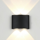 Modern Simple Outdoor Waterproof Wall Sconce Light Two Light for Aisle Garden and Stair