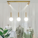 5 Lights Chandelier Lighting Fixtures Modern Gold Minimalism Hanging Pendant Lights