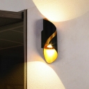 Modern Creative Metal Waterproof Wall Lamp for Courtyard Villa Balcony and Corridor