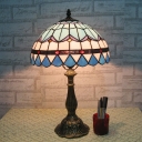 Tiffany Style Nights and Lamp 1 Light Table Lamp for Bedroom Living Room