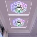 Contemporary Ceiling Lighting Crystal Ceiling Light Fixtures for Corridor Opening 1.9