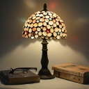Tiffany Style Table Lamp 1 Head Nights and Lamp for Living Room Bedroom