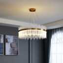 Modern Industrial Ceiling Light Light Luxury Crystal Chandelier