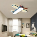 Creative Airplane Shape Decorative Ceiling Light for Children's Bedroom