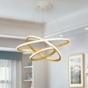 Contemporary Chandelier Multi-layer Hanging Lights Chandelier for Living Room Dining Room