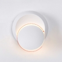 Modern Style LED Wall Sconce Nordic Style Rotating Metal Acrylic Wall Light for Bedside Stairs