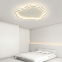 Nordic Style LED Flushmount Light Modern Style Linear Metal Acrylic Celling Light for Bedroom