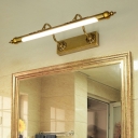 Postmodern Wall Mounted Vanity Lights Linear Led Vanity Light Strip for Bathroom