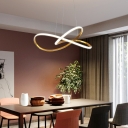 Modern Hanging Lights Linear Pendant Lighting Fixtures for Living Room Bedroom