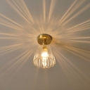 Modern Flush Mount Ceiling Light Fixtures Glass Flush Ceiling Light for Corridor Dining Room