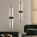 Minimalist Wall Mounted Light Line Shape Wall Mount Light Fixture for Bedroom Living Room