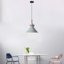 1 Light Cone Shade Hanging Light Modern Style Aluminum Pendant Light for Dinning Room