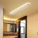 Modern Simple Office Style Flush Mount Light for Hallway Corridor and Bedroom