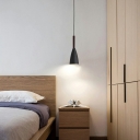 Modern Simple Hanging Light Kit Multi-Color Suspension Pendant Light for Bedroom
