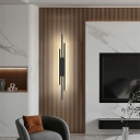 Modern Style Linear Shaped Wall Lamp Acrylic 2 Light Wall Light for Bedroom