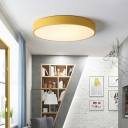 Contemporary Flush Ceiling Lights Macaron Flush Ceiling Light Fixture for Bedroom Living Room