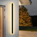 Simple Metal Acrylic Led Wall Lamp for Courtyard Villa and Balcony Outdoor Waterproof Light