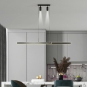 Modern LED Island Pendant Chandelier Minimalism Living Room Chandelier Light Fixture