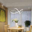 Modern Hanging Lights Linear Hanging Ceiling Lights for Living Room Bedroom