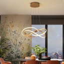 Minimalism Ceiling Pendant Light Linear Pendant Light Fixtures for Living Room Bedroom