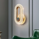 Creative Warm Crystal Decorative Wall Sconce Light for Bedside Corridor and Stair