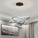 Contemporary Hanging Lights Multi-layer Chandelier for Living Room Dining Room