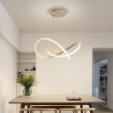 Modern Ceiling Pendant Light Linear Pendant Light Fixtures for Living Room Bedroom